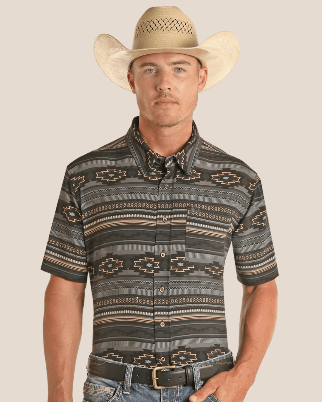 Men's Short Sleeve Shirts - Painted Cowgirl Western Store