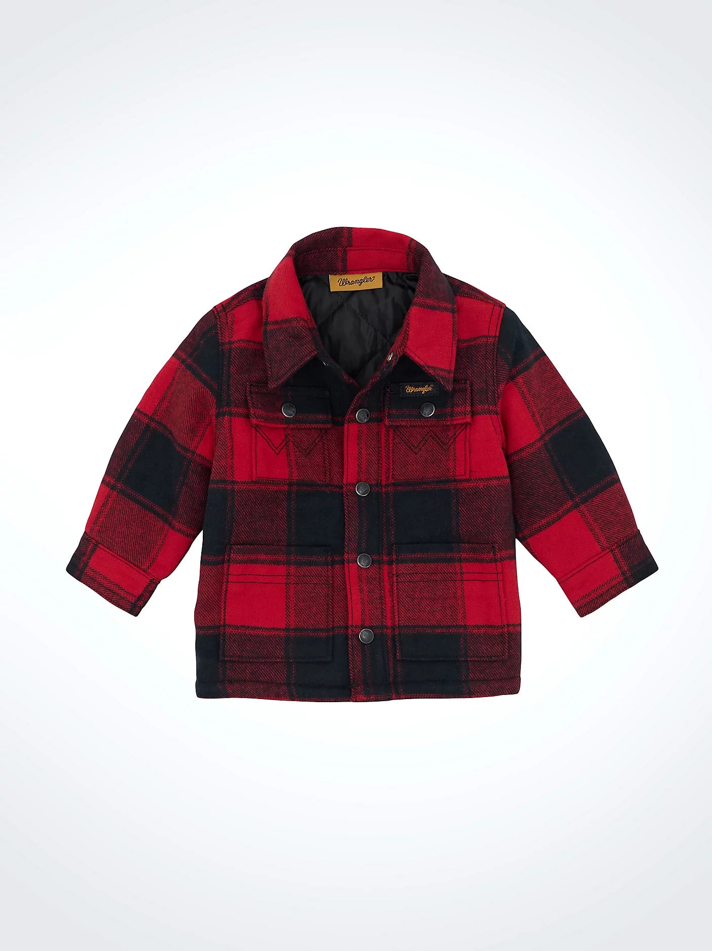 Wrangler Boy's Infant/Toddler Red Buffalo Plaid Quilt Lined