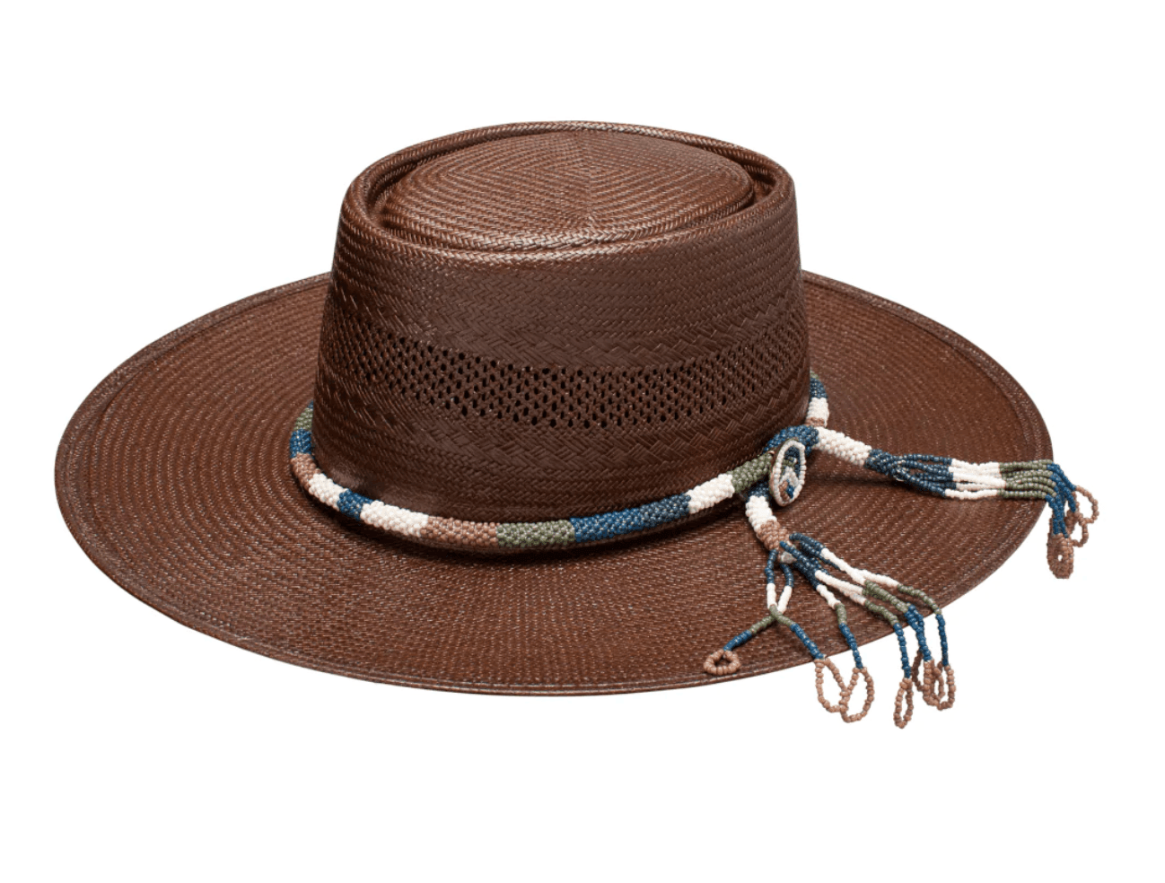 Stetson Tellus Shantung Chocolate Unisex Straw Cowboy Hat 