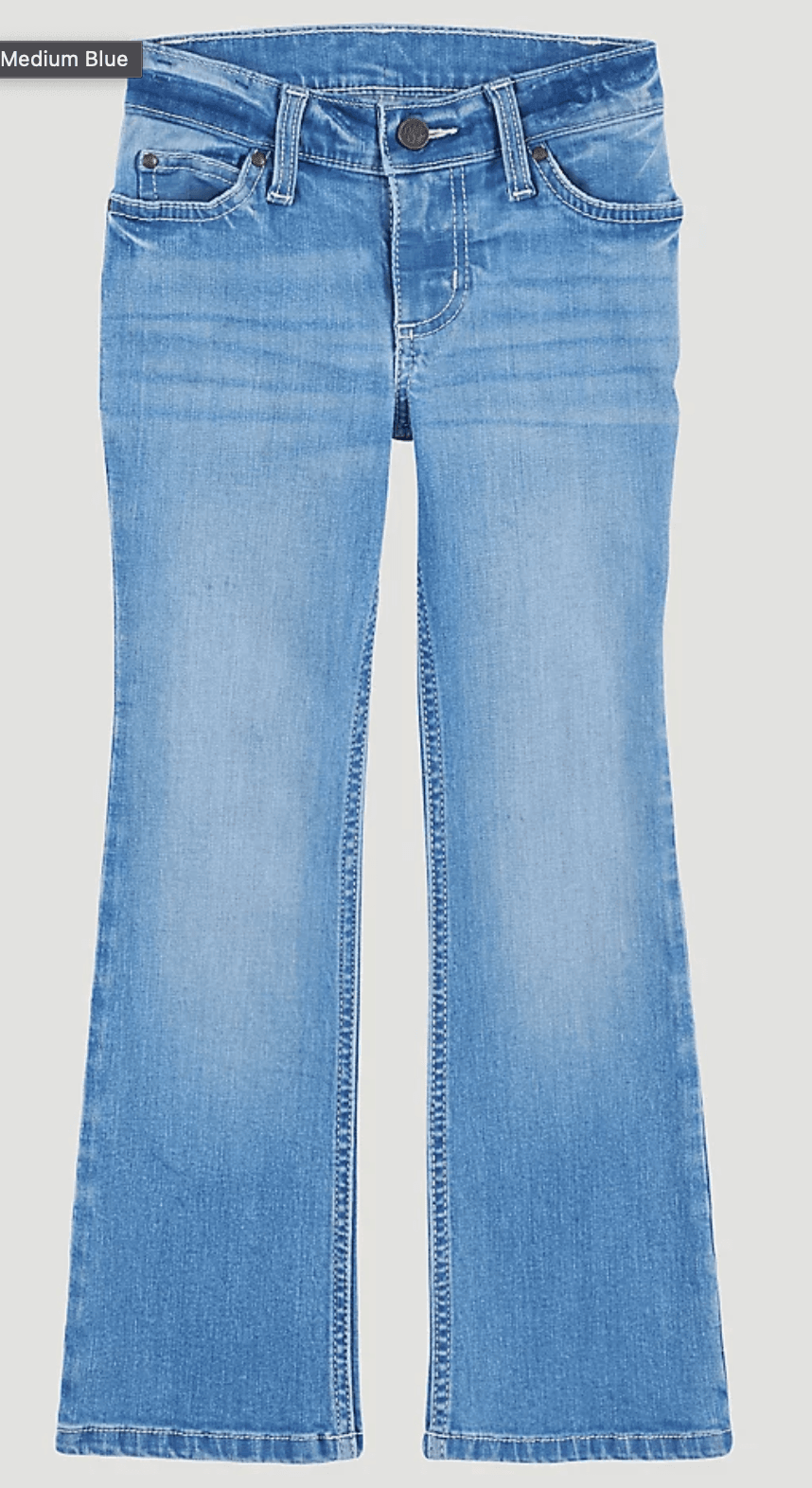 Wrangler Girl's Premium Patch Bootcut Jeans 112315035 Painted