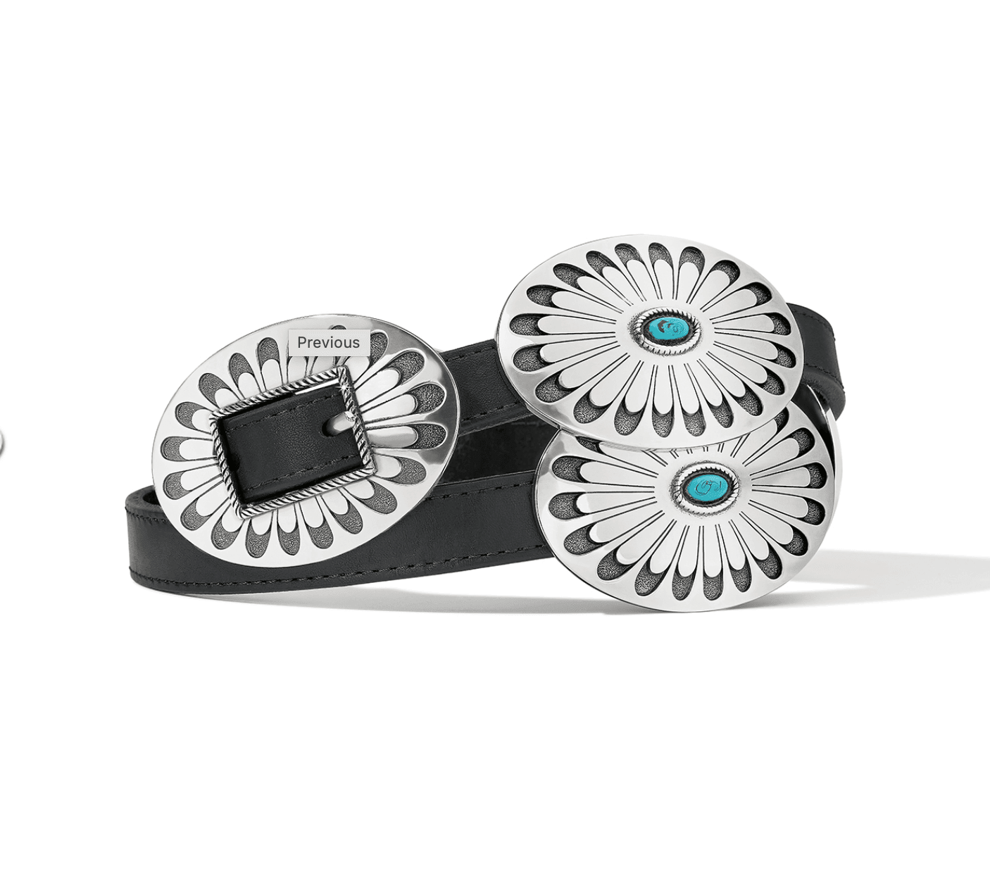 Brighton Leather Belt Onyx by Brighton Men main image 2