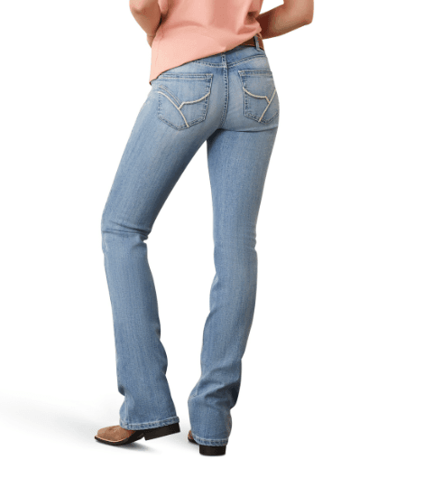Ariat Women's REAL Brianna Light Was Perfect Rise Boot Cut Jean
