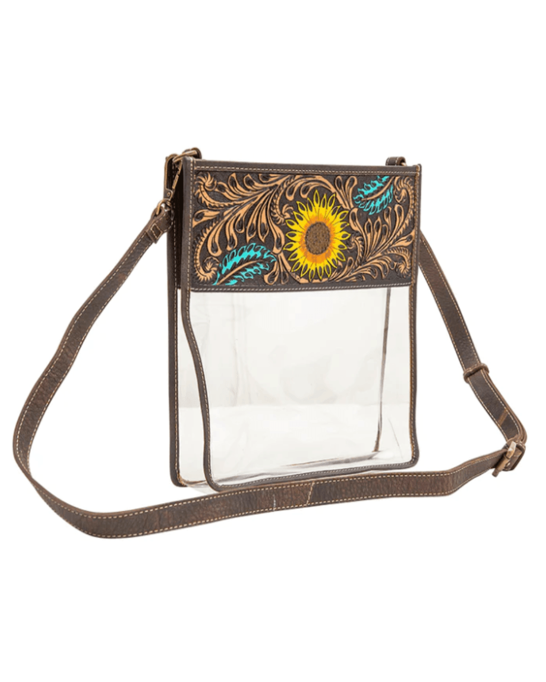 Myra Bag Hawaii Clear Crossbody Purse S-7064 | Painted Cowgirl Myra Bag Hawaii Clear Crossbody Purse S-7064 | Painted Cowgirl