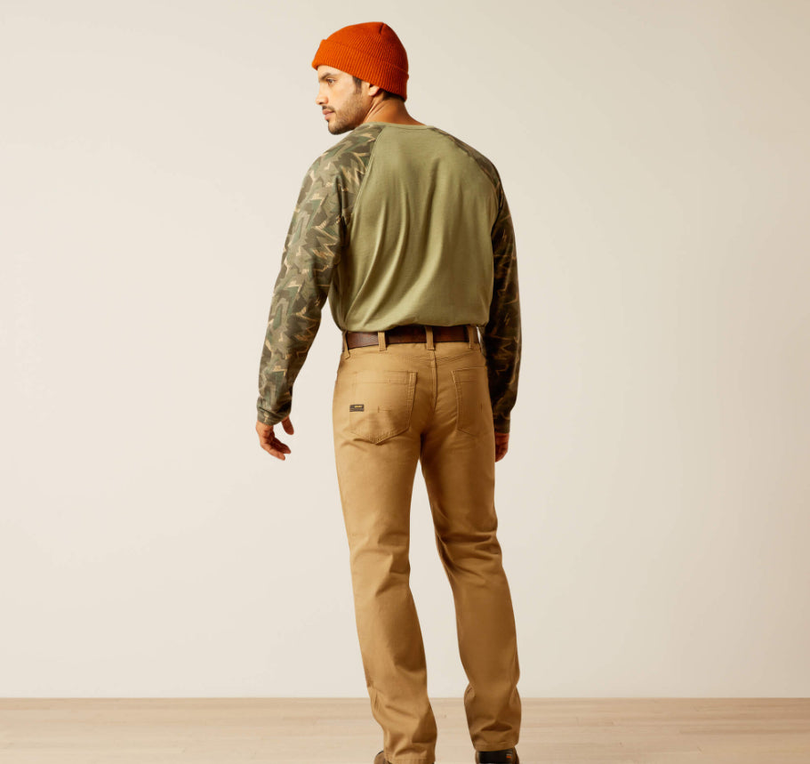 Ariat Men's M5 Field Khaki Straight DuraStretch Made Tough