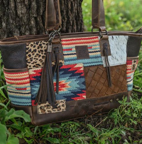 STS Ranchwear Chaynee Mountain Patchwork Cowhide Hair-On Conceal