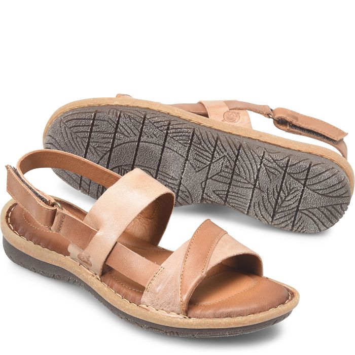 Born Brown Comfort Sandals with Leather Straps Trinidad Sport | Born Shoes main image 3