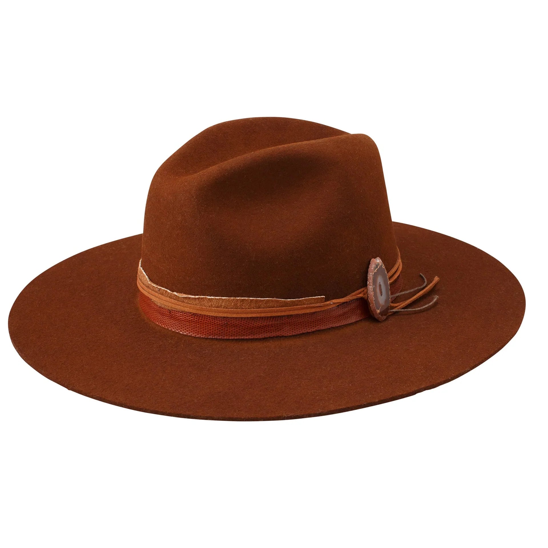Stetson Sedona Cognac Brown Wool Western Fashion Hat XWSDNA-0236