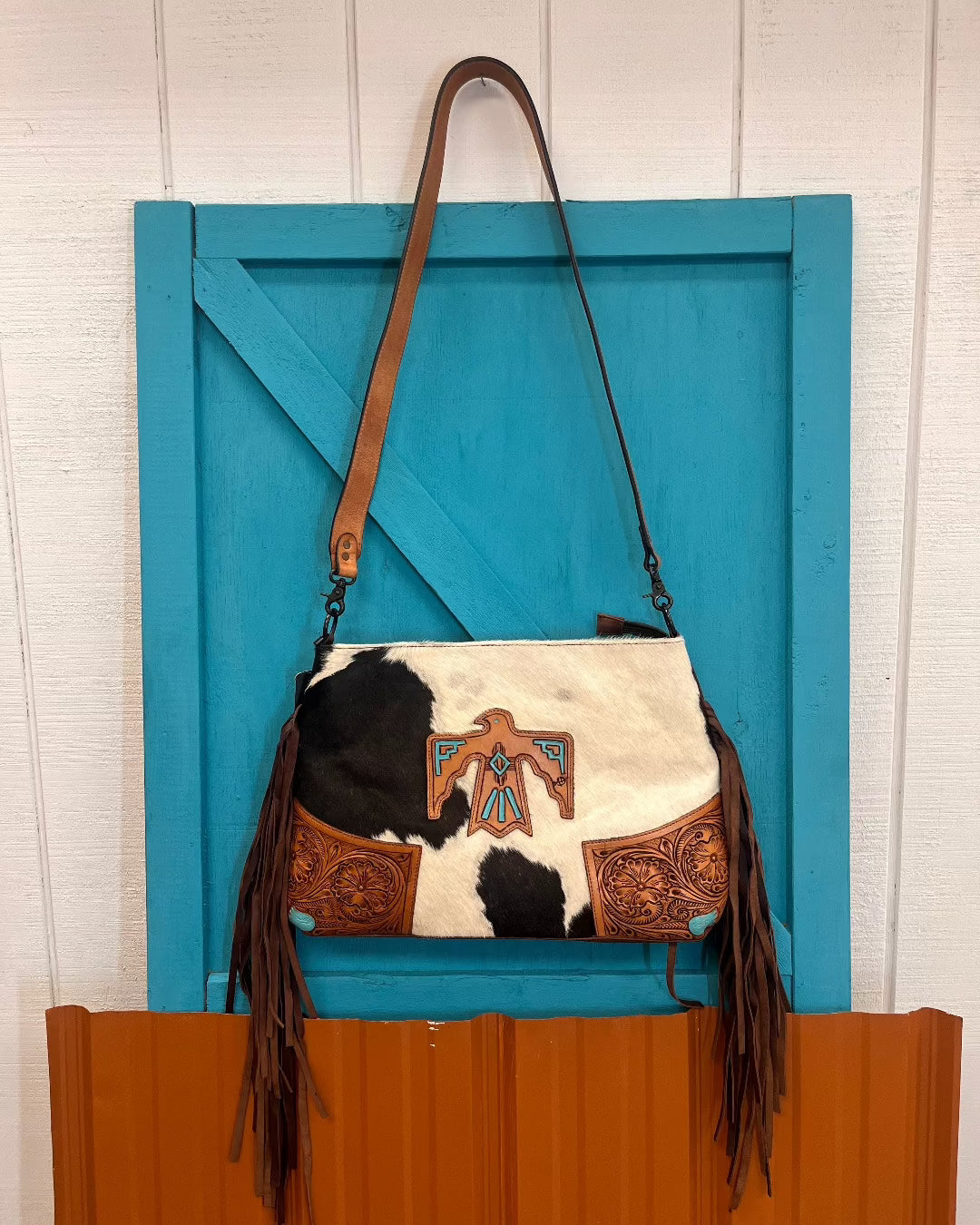 Cheap cowhide purses shop