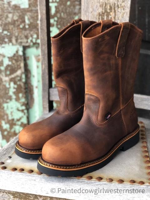 Men's Wellington Crazyhorse 11" Steel Toe Boot 80 – Painted Cowgirl Store