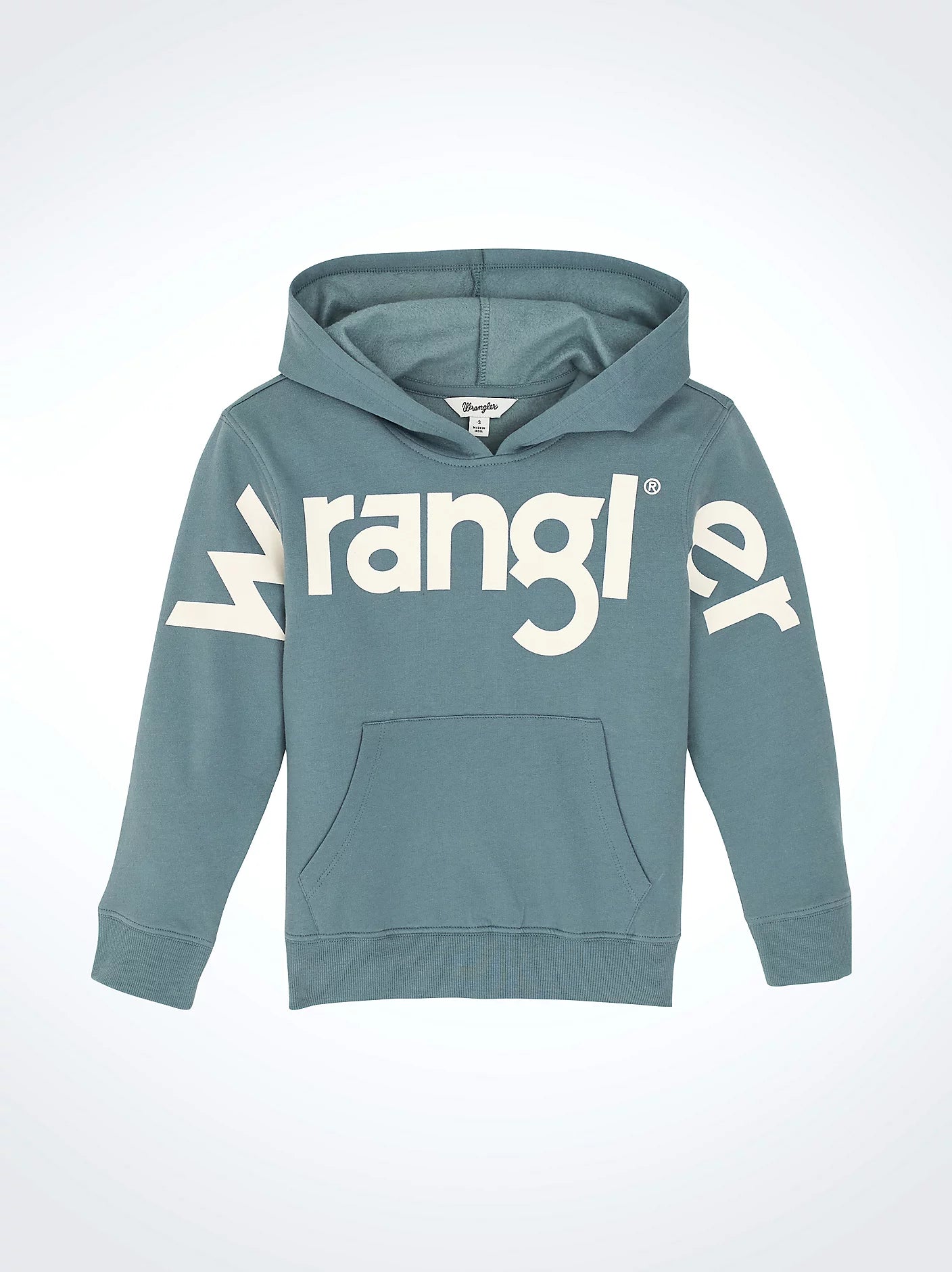 Wrangler Girl's Blue Bold Logo Hoodie 112367891
