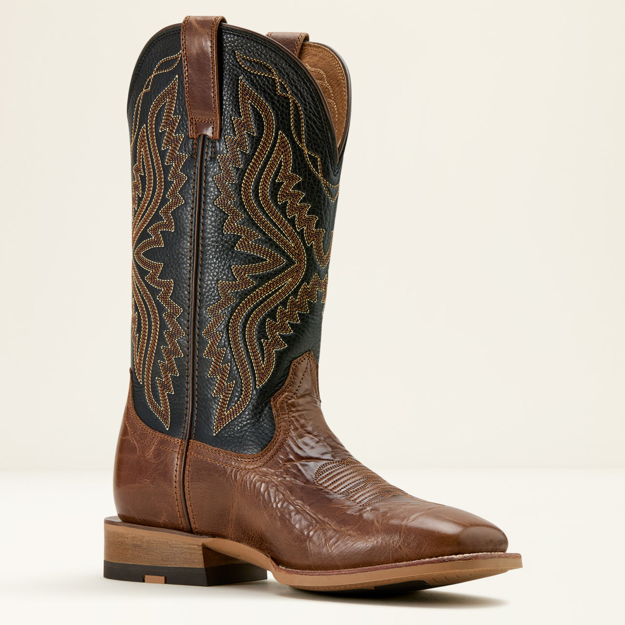 NWOT Ariat Dark Brown Leather Western Boots Ariat Men main image 3
