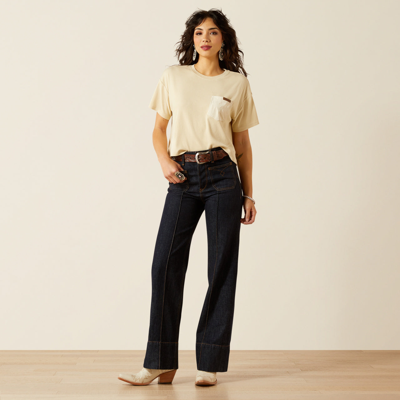 Ariat Women's Ultra High-Rise Tomboy Western Utility Wide Leg