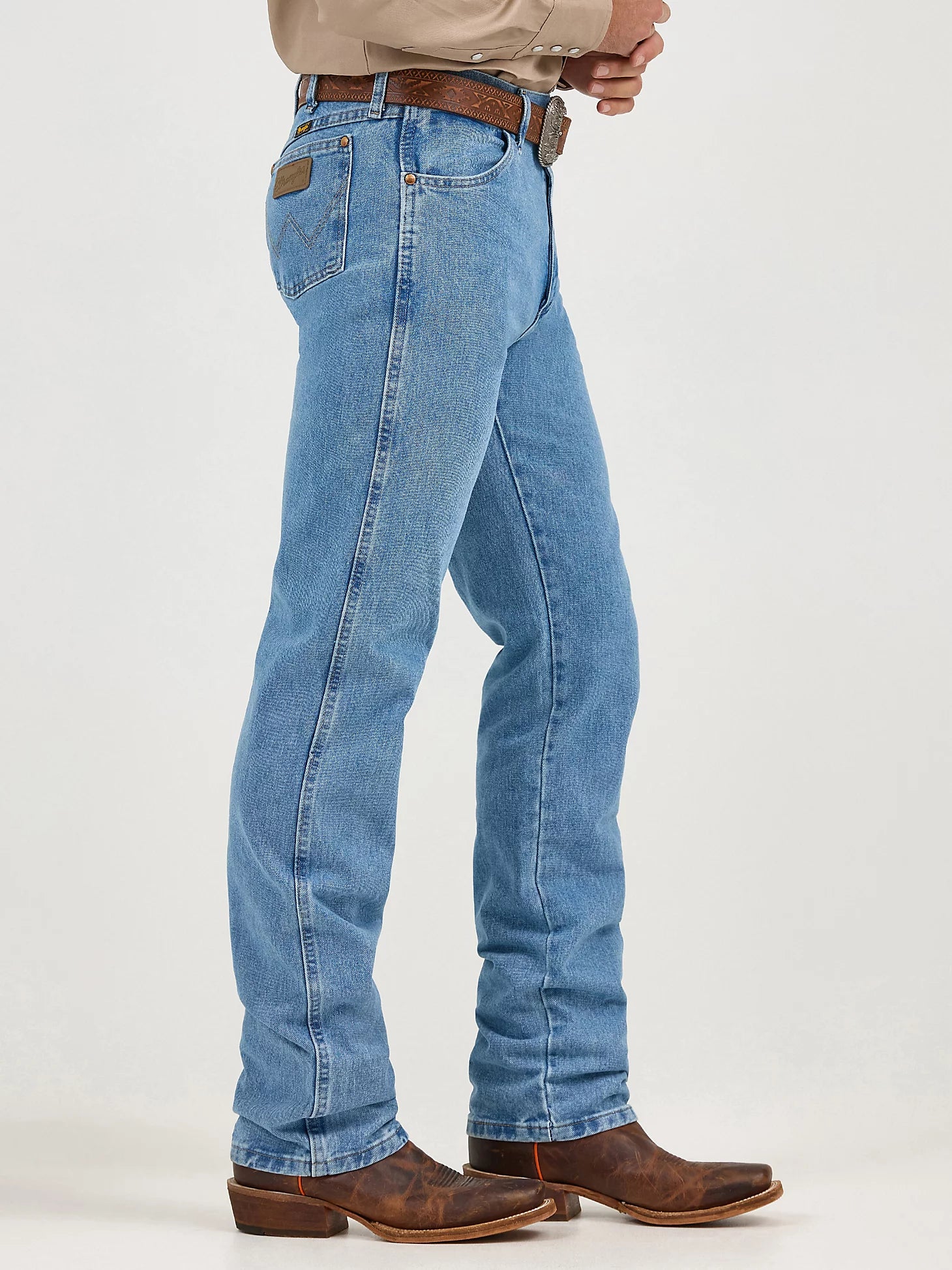 Wrangler Men's Cowboy Cut Antique Wash Original Fit Straight Jeans