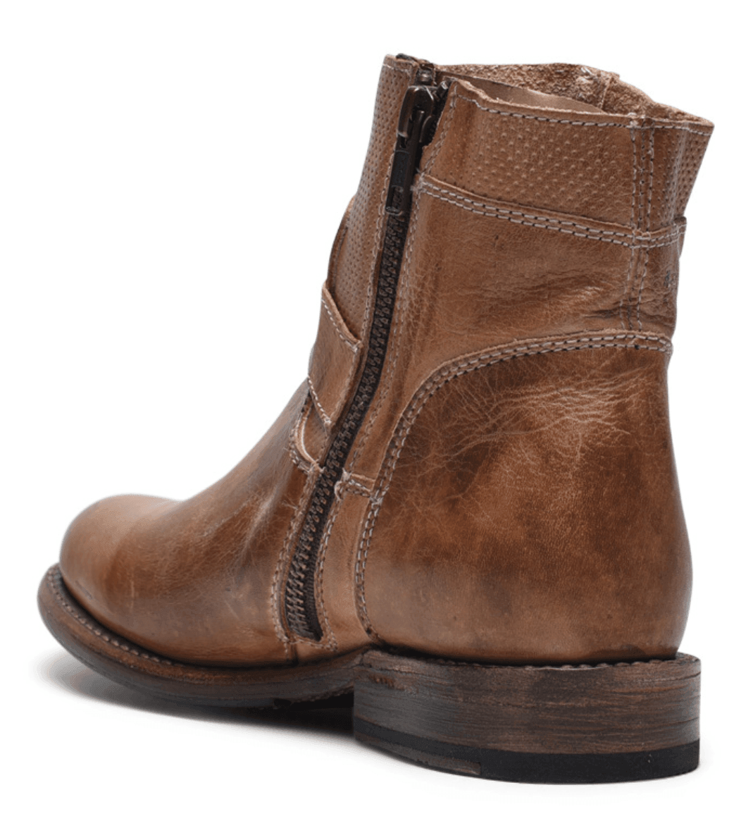 Bed Stu Women's Becca Tan Rustic Leather Ankle Boots F321118