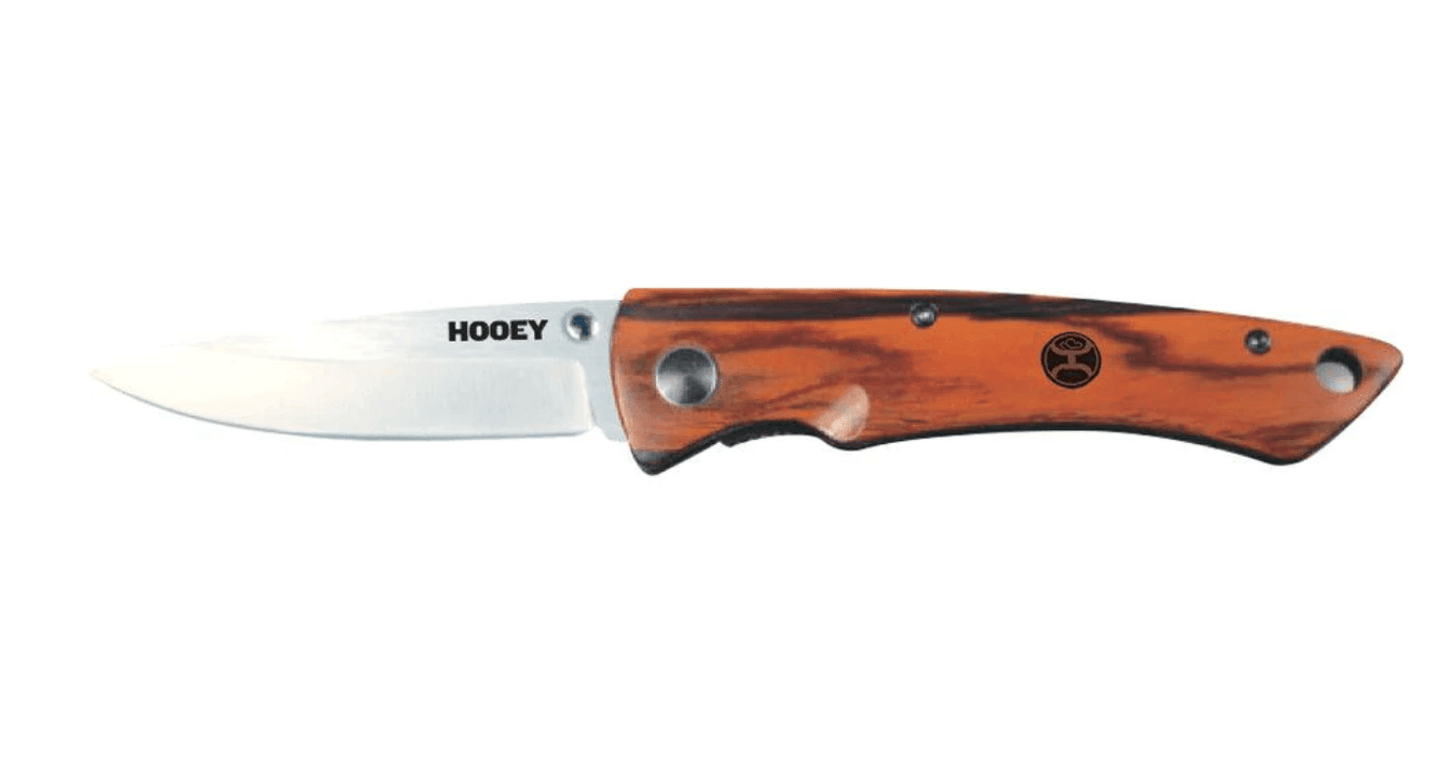 Hooey Cocobolo Liner Lock Thumb Stud Folder Knife HK500