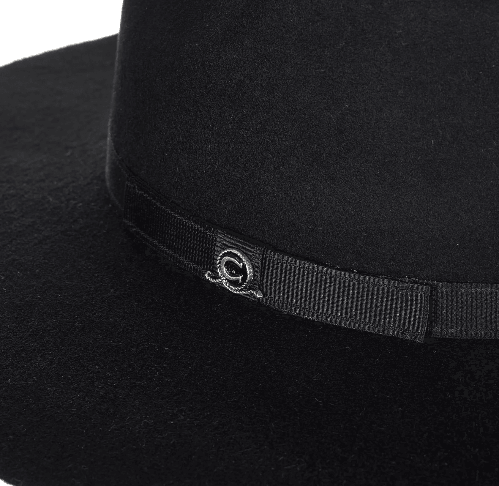 Charlie 1 Horse Highway Black Felt Hat Womens Charlie 1 Horse Traveler Black Hat | Pinto Ranch main image 2