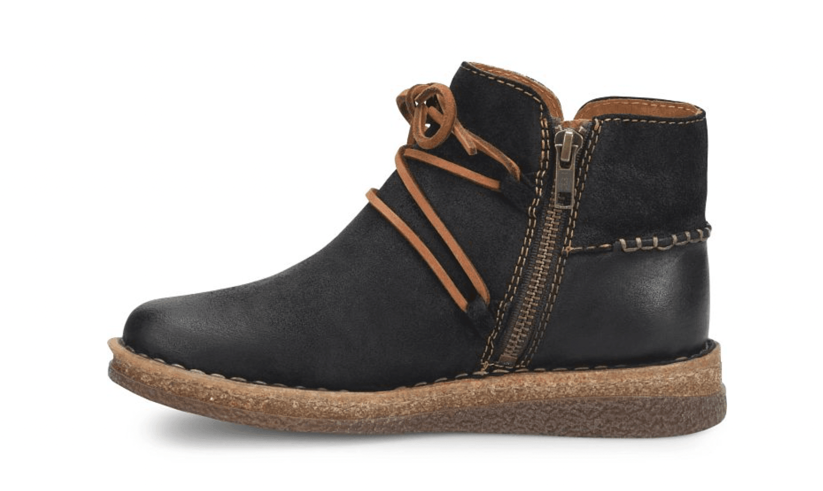 Born Women NEW BORN women\'s calyn booties in dark grey main image 0