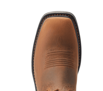 Men's Ariat Sierra Shock Shield Patriot Steel Toe Work Boot Distressed Brown / 11.5 / EE
