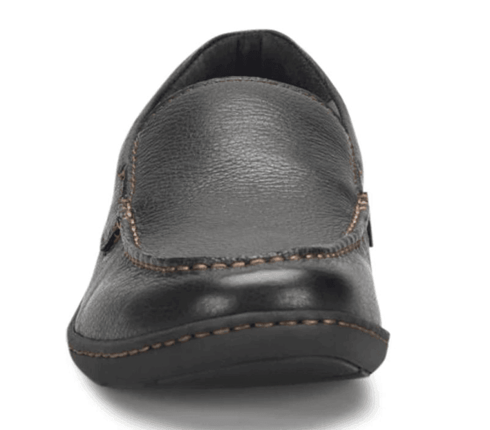 Born Mens Black Leather Brompton II Loafers Slip-On Comfort Shoes Size 10‎ / 44 Born Brompton Slip On Loafers Men main image 3