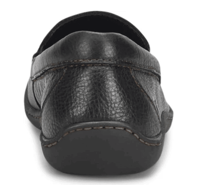 Born Mens Black Leather Brompton II Loafers Slip-On Comfort Shoes Size 10‎ / 44 Born Brompton Slip On Loafers Men main image 4