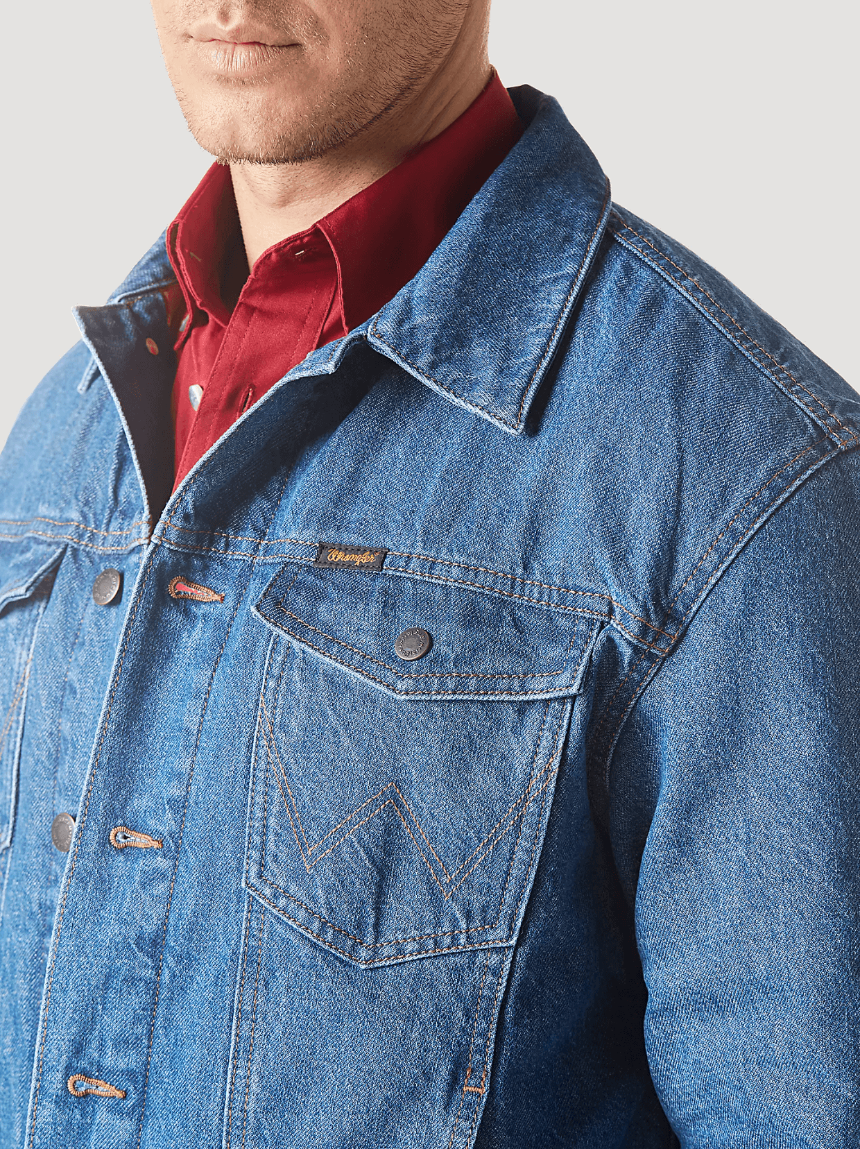 Wrangler Heren Rjk32 Rugged Wear Flanel gevoerd Denim Jacket Wrangler Heren Rjk32 Rugged Wear Flanel gevoerd Denim Jacket