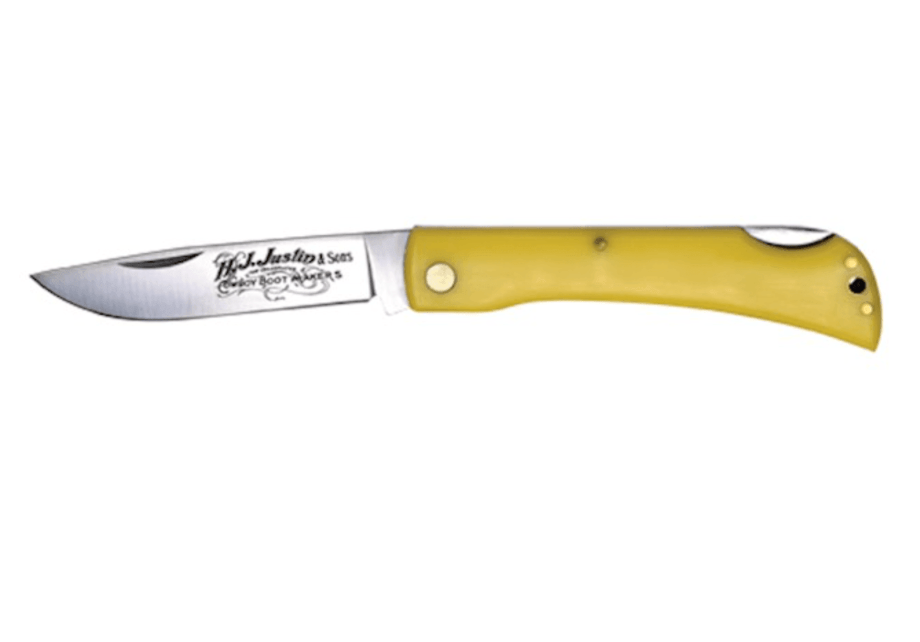 Justin Yellow Rangebuster Knife 2427490611