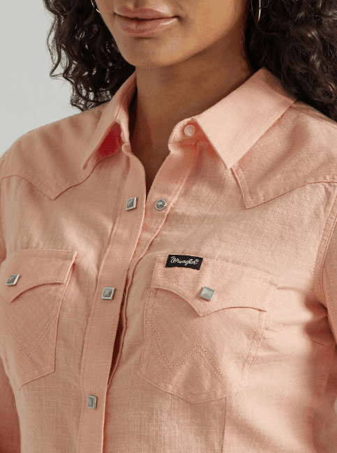Chemise Western WRANGLER à snaps Blue Boots - Femme | 112375206