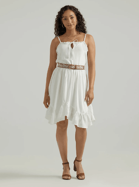 Wrangler Retro Women's Egret Ruffle Dream Dress 112347168 Wrangler Retro Women's Egret Ruffle Dream Dress 112347168