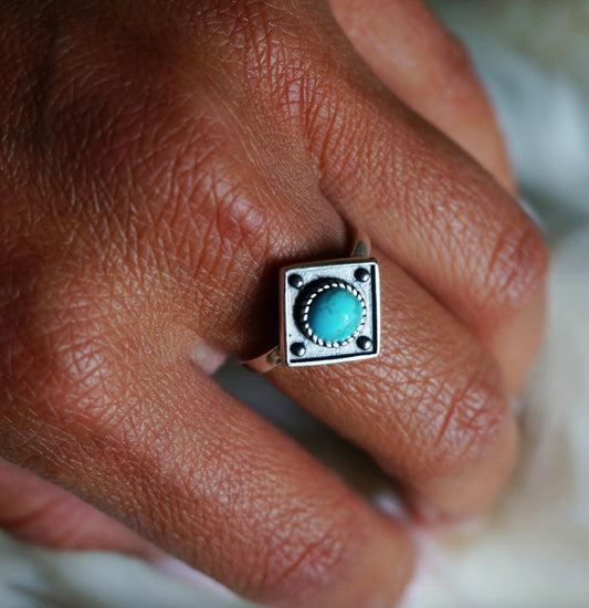 Sowell Jewelry Catalina Turquoise Ring RS4570