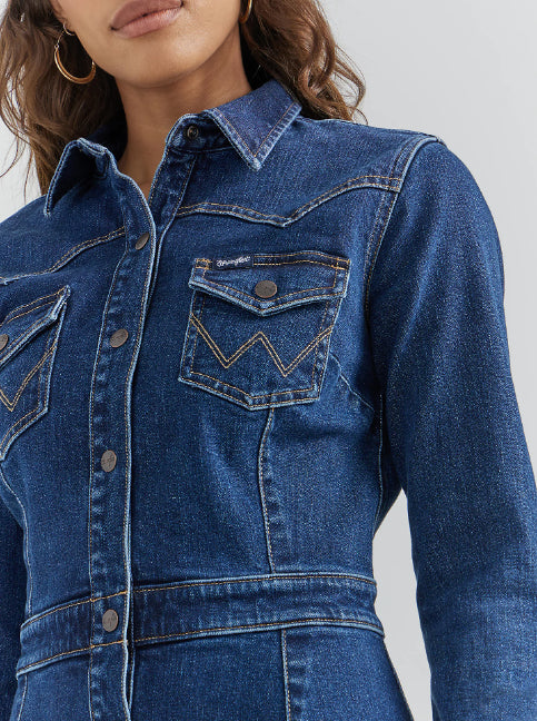 Wrangler Women's Denim Jacket Dress - 112353126 Wrangler Women's Denim Jacket Dress - 112353126