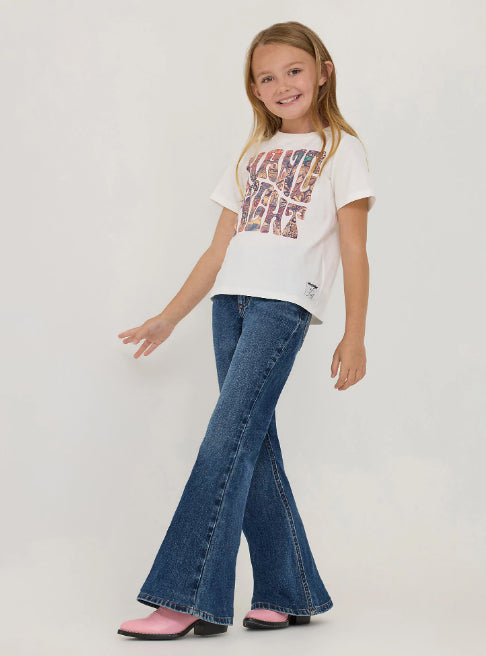 Wrangler X Girl's Lainey Wilson Baskin Blue Bell Bottom Jeans