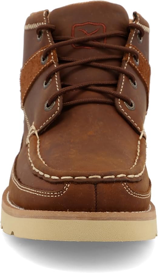 Women's Twisted X Wedge Crepe Sole 4” Lace Up Full Grain Leather