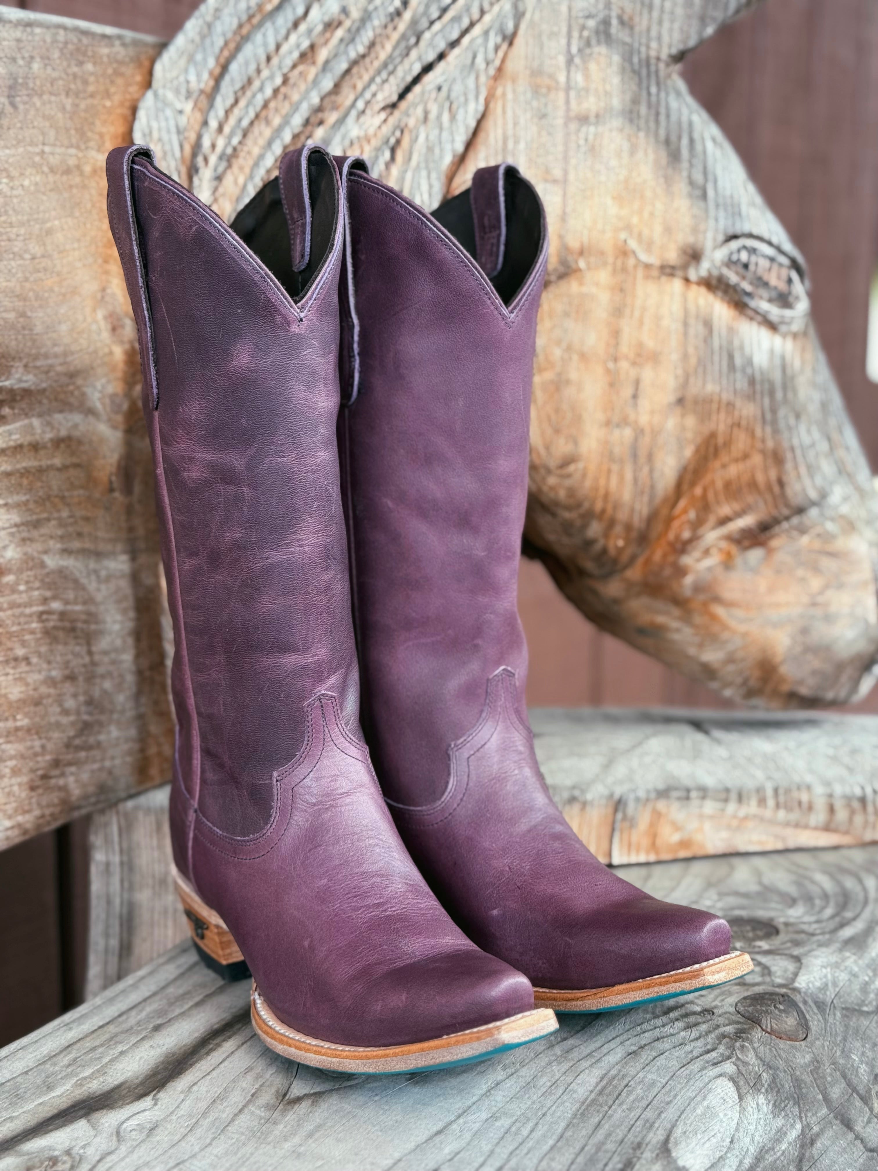 Lane Boots Women's Midnight Orchid Purple Emma Jane Cowgirl Boots