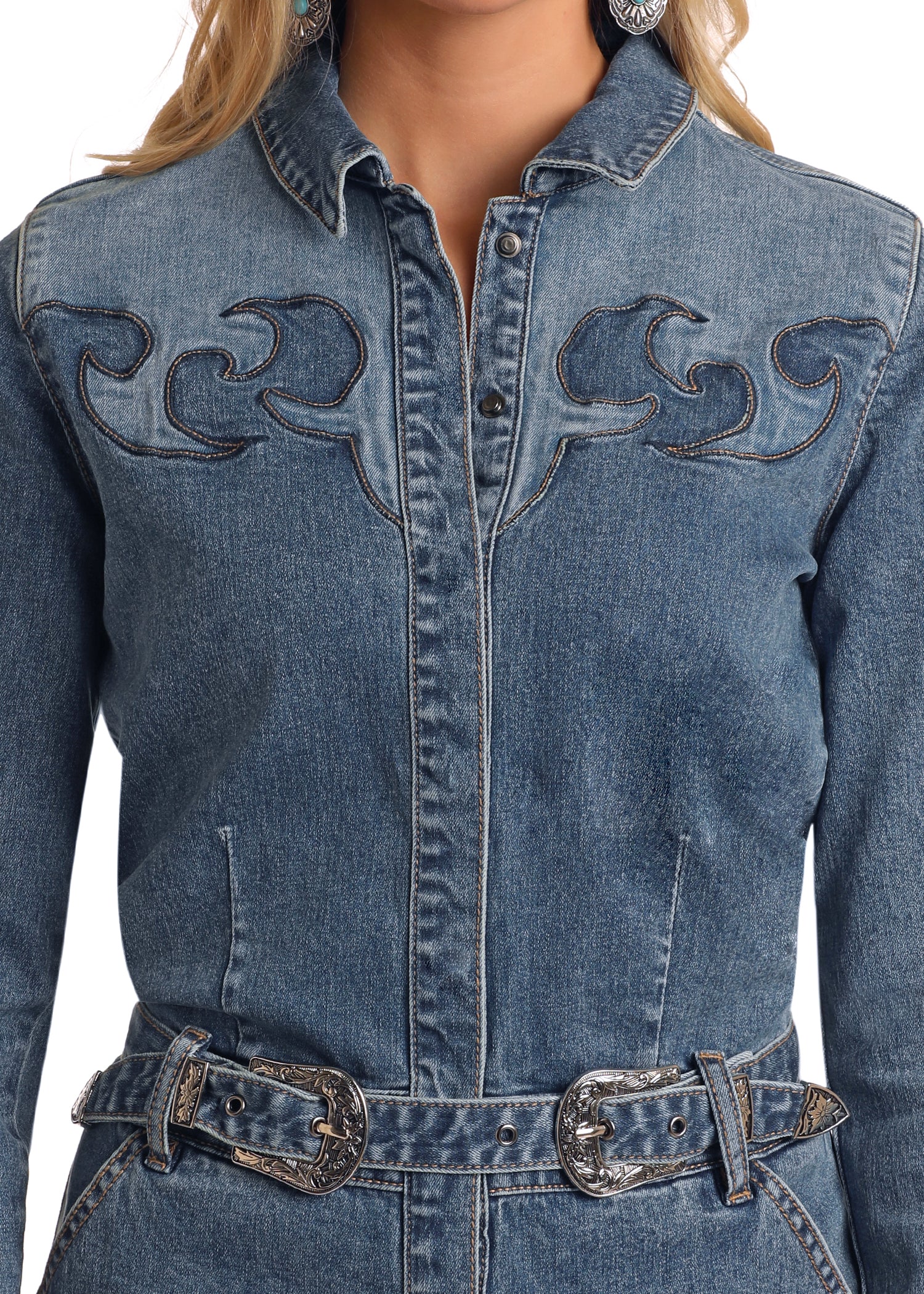 Luneta ルネッタ　Quilting Rompers×Fur Bolero Trixxi Floral Cut-Out Romper - Women's Rompers & Jumpsuits