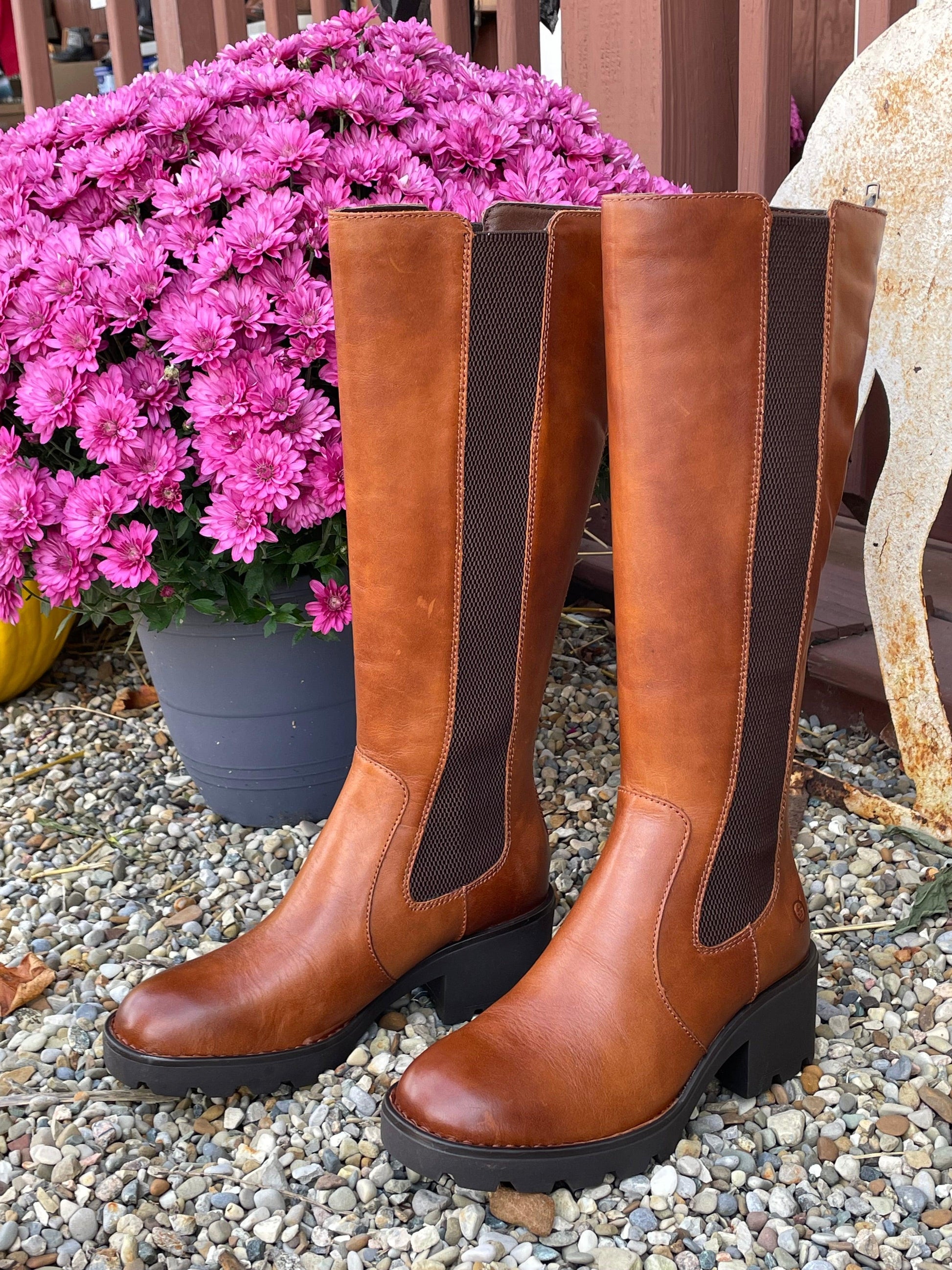 Born Women's Galdot Tall Brown Boot BR0050606 Born Women's Galdot Tall Brown Boot BR0050606