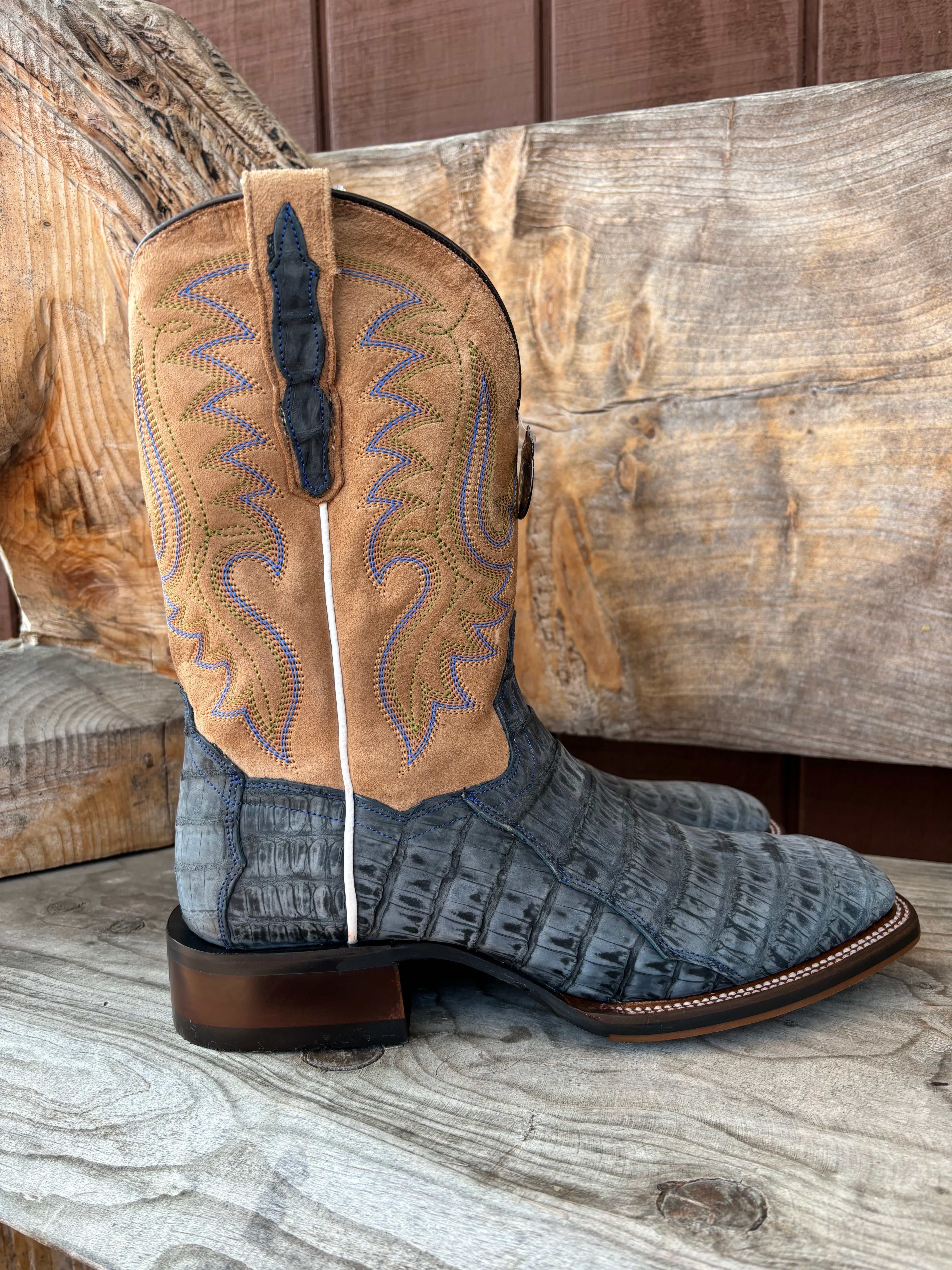 DAN POST ウエスタンブーツ 蛇革 DANPOST ダンポストリザード革(トカゲ？蛇？)ウエスタンブーツ8E
