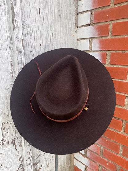 Stetson JW Marshall Cordova Dark Brown Felt Cowboy Hat XWJWMS-1040 Stetson JW Marshall Cordova Dark Brown Felt Cowboy Hat XWJWMS-1040