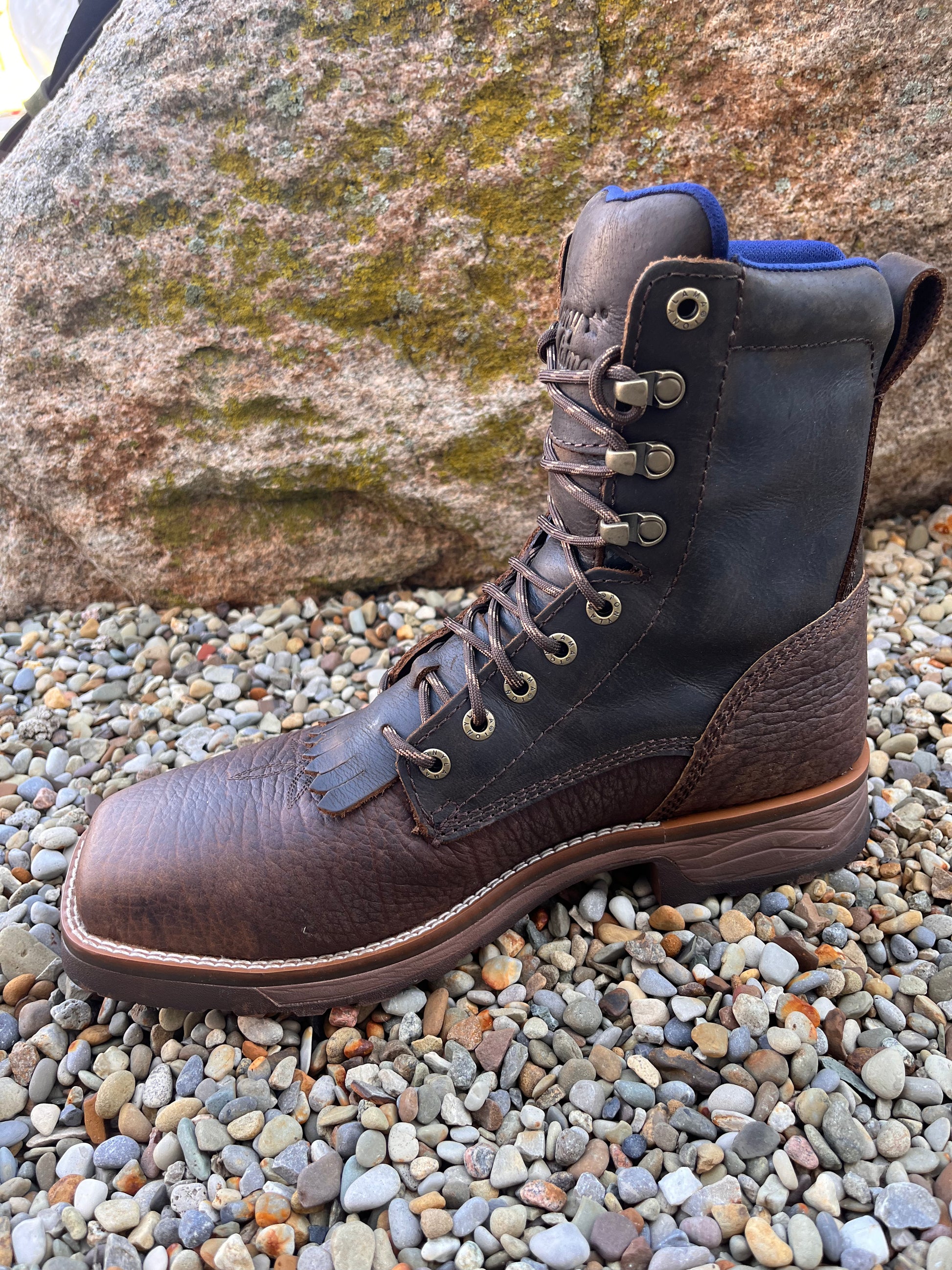 Tony lama women's waterproof 2025 comp toe work boots