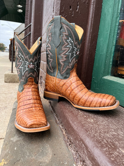 Justin caiman square toe boots online