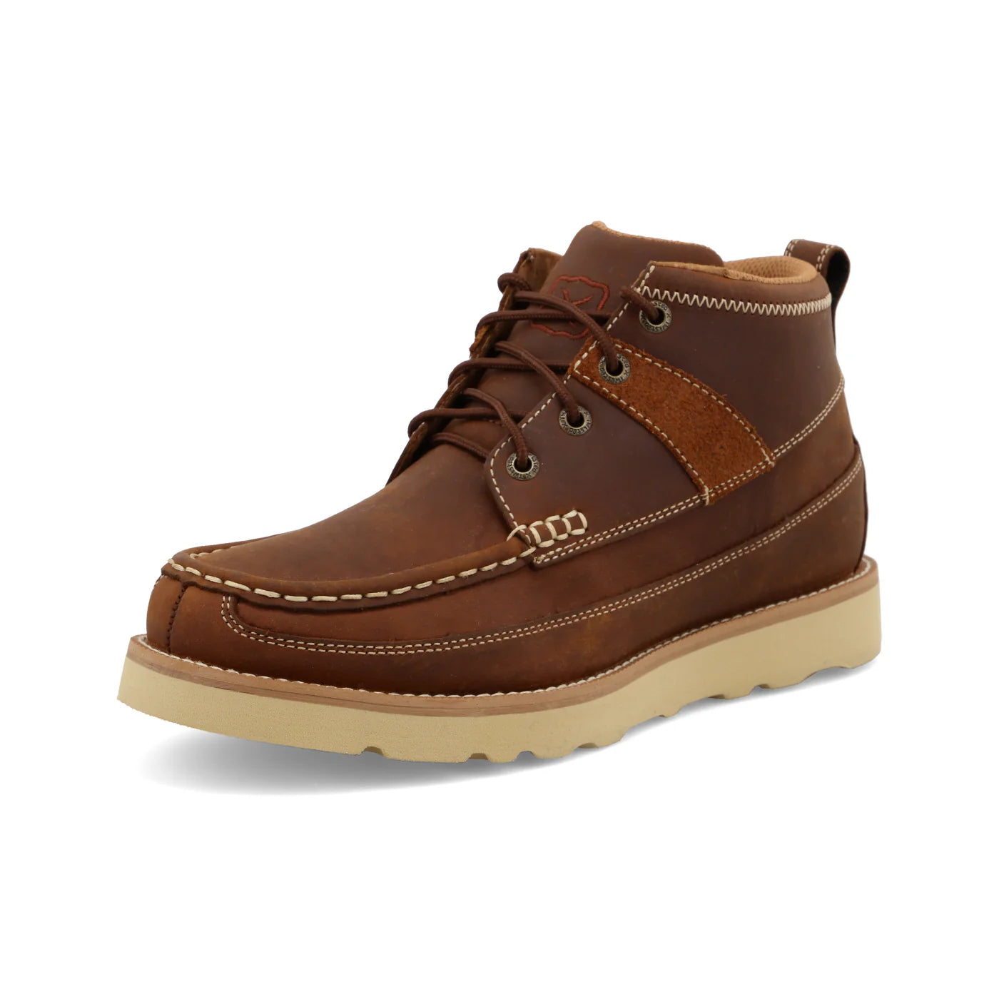 Women's Twisted X Wedge Crepe Sole 4” Lace Up Full Grain Leather