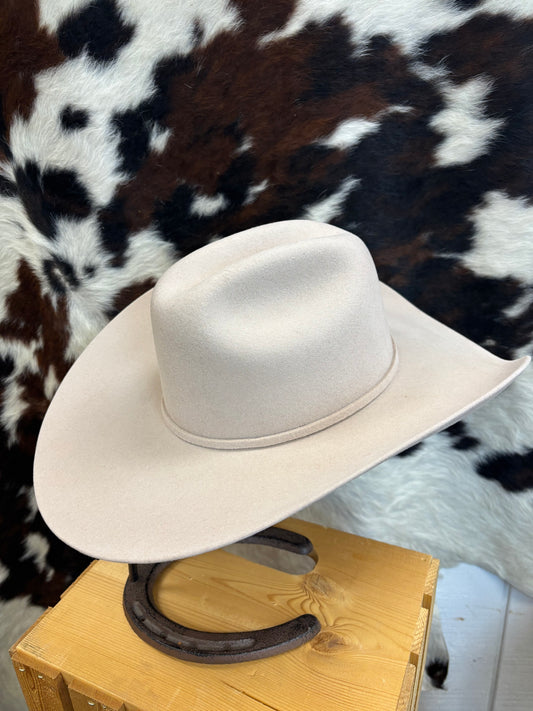 Serratelli Mesa Silver Belly Cattleman Crease Pure Wool Cowboy Hat