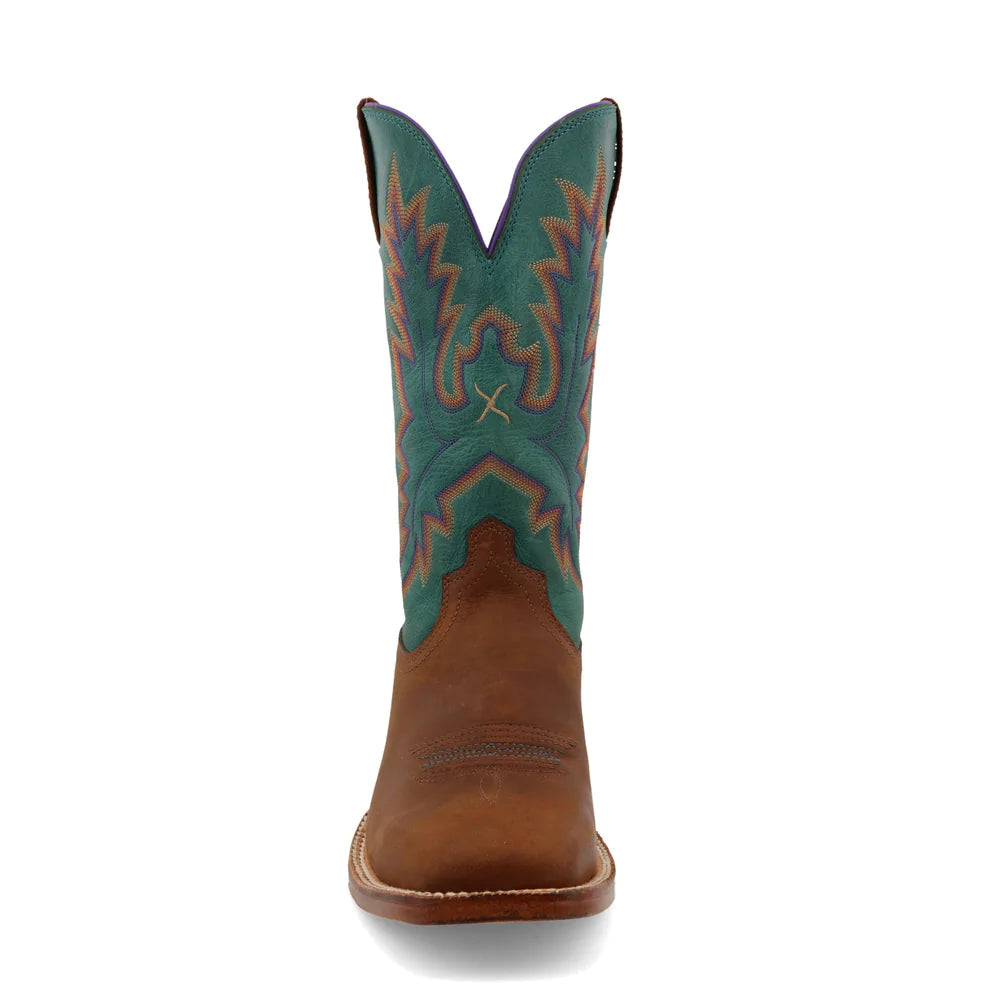 Twisted X Women's Tech X Collection Cinnamon Brown & Turquoise