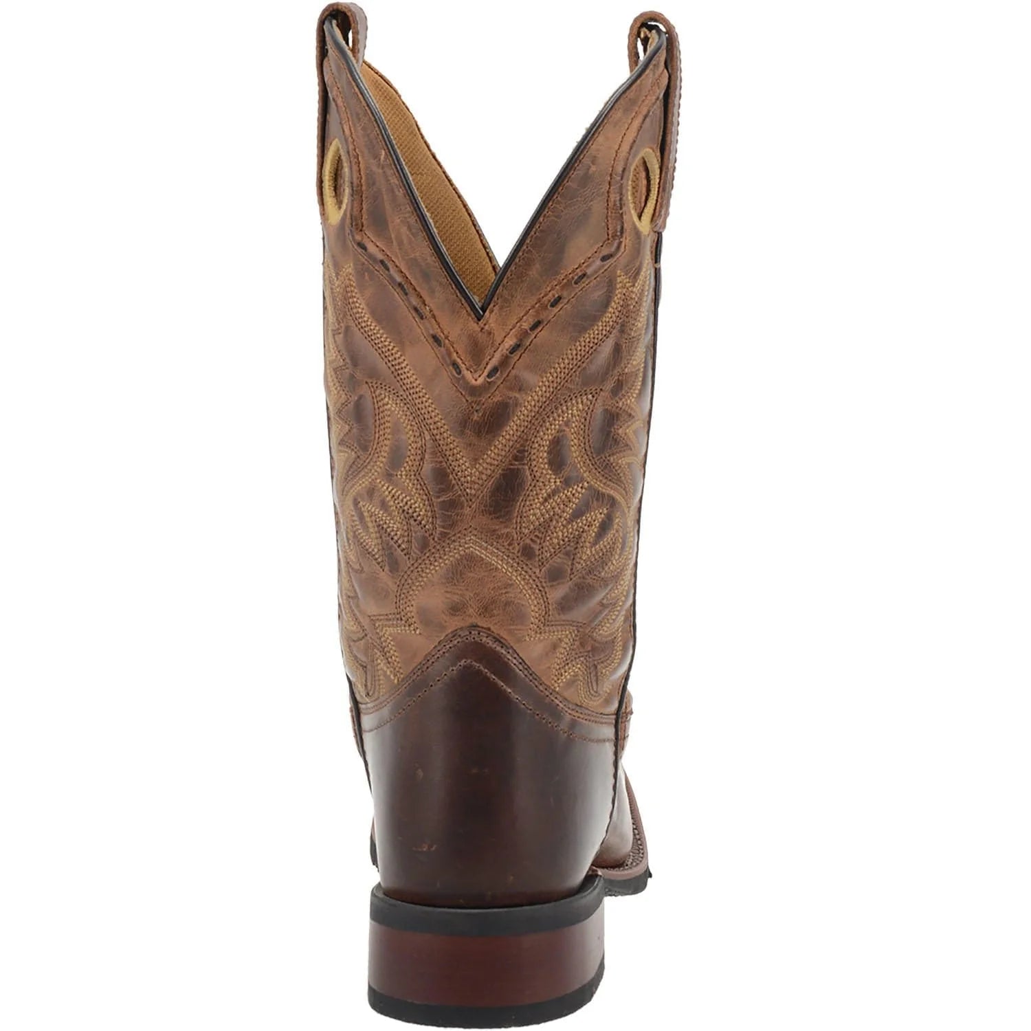 Iuv Cowboy Boots For Men Western Boot Durable Fashionable Retro Classic Embroidered Pull On Slip Resistant Boots, Men's, Size: 10.5, Brown