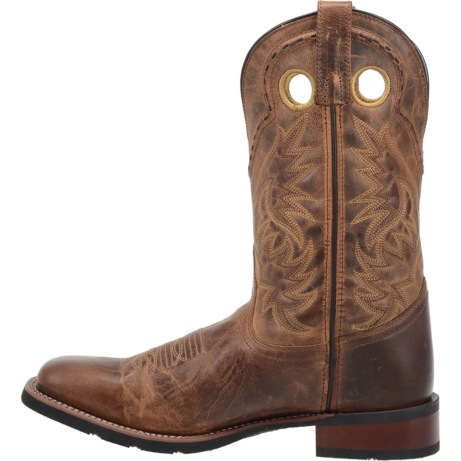 Laredo Men\'s Distressed Brown Leather Boots Laredo Men main image 4