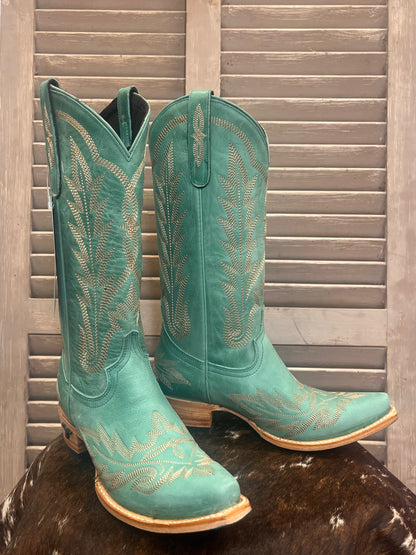 Lane Boots Women s Taos Turquoise Lexington Cowgirl Boots LB0488P Painted Cowgirl Western Store