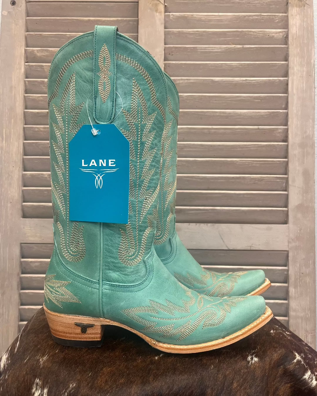 Lane Boots Women s Taos Turquoise Lexington Cowgirl Boots LB0488P Painted Cowgirl Western Store