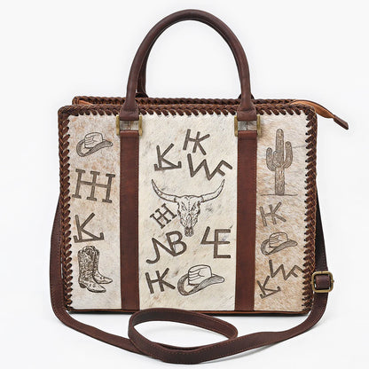 American Darling Branded Cowhide Tote Purse Handbag ADBGM854