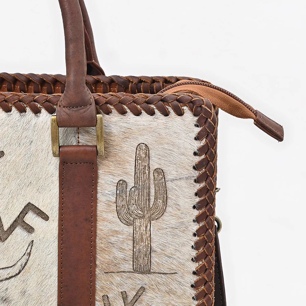 American Darling Branded Cowhide Tote Purse Handbag ADBGM854