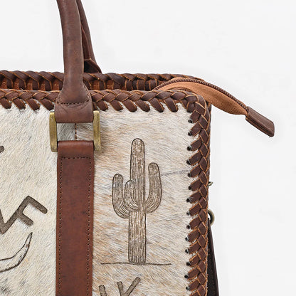 American Darling Branded Cowhide Tote Purse Handbag ADBGM854
