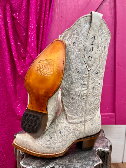 White 2025 corral boots